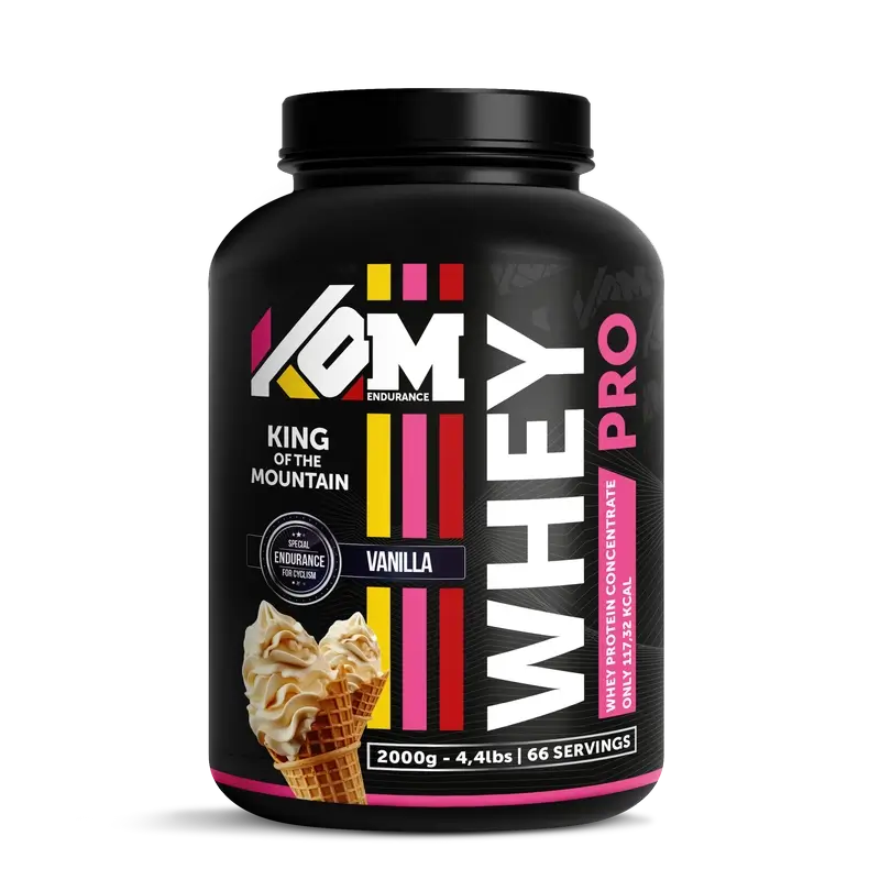 Kom Endurance Proteins Sports Nutrition , Molkenprotein 2kg Vanillegeschmack Dose