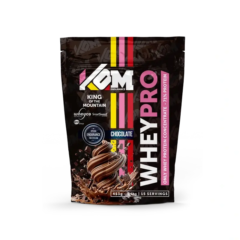Kom Endurance Proteins Sports Nutrition , Molkenproteinbeutel 453 g Schokoladengeschmack