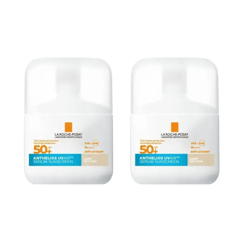La Roche Posay Anthelios Uvair Sun Serum Spf50+ Getöntes Licht , 2X50 Ml