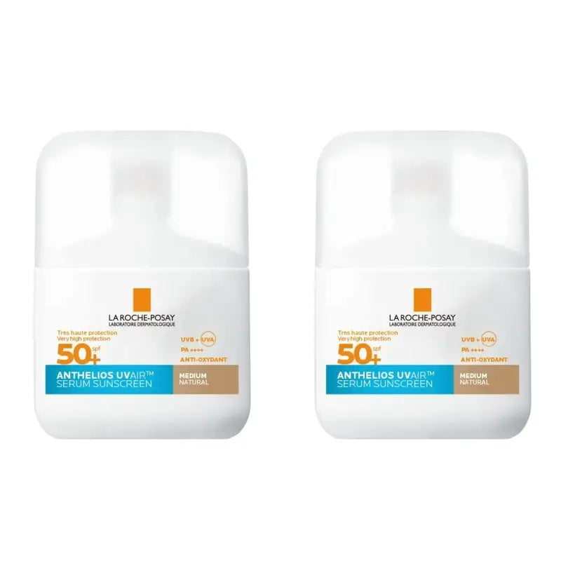 La Roche Posay Anthelios Uvair Sun Serum Spf50+ Getöntes Medium , 2X50 Ml