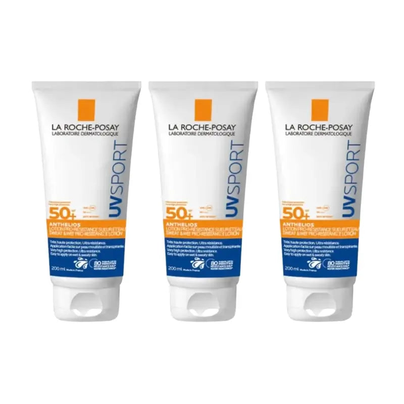 La Roche Posay Anthelios Uvsport widerstandsfähige Lotion Spf50+ , 3X200 Ml