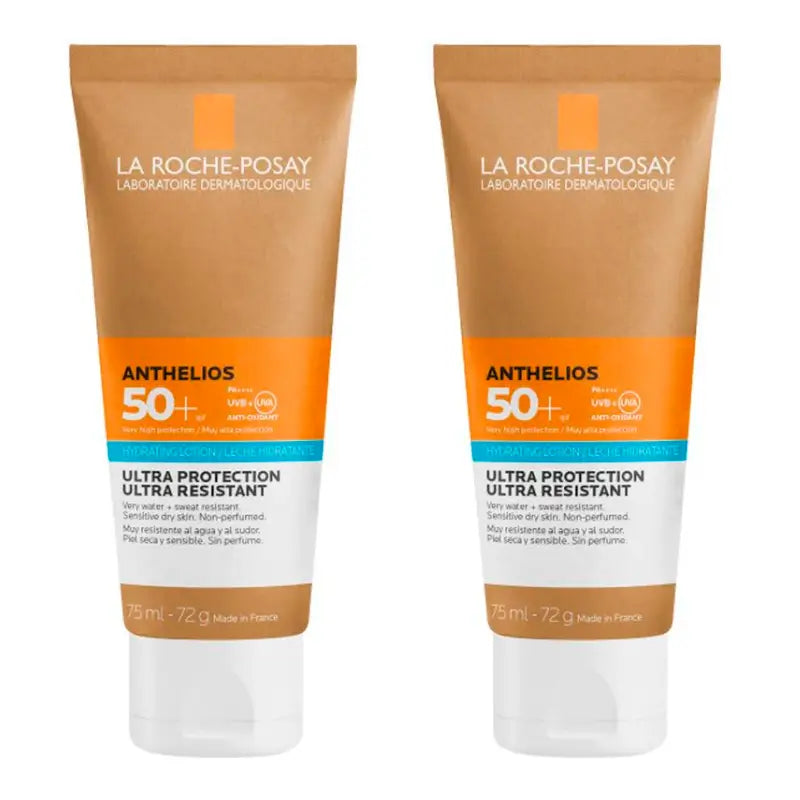 La Roche Posay Duplo Anthelios Feuchtigkeitsmilch Spf50+ Öko-nachhaltig, 2 X 75 Ml
