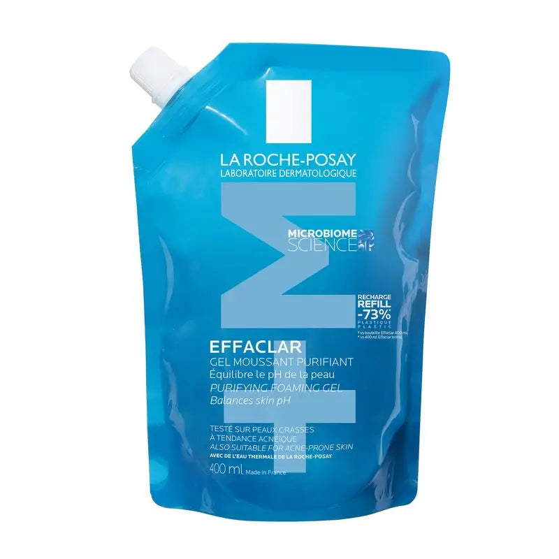 La Roche Posay Effaclar Reinigendes Gel +M Ecorecarga 400Ml