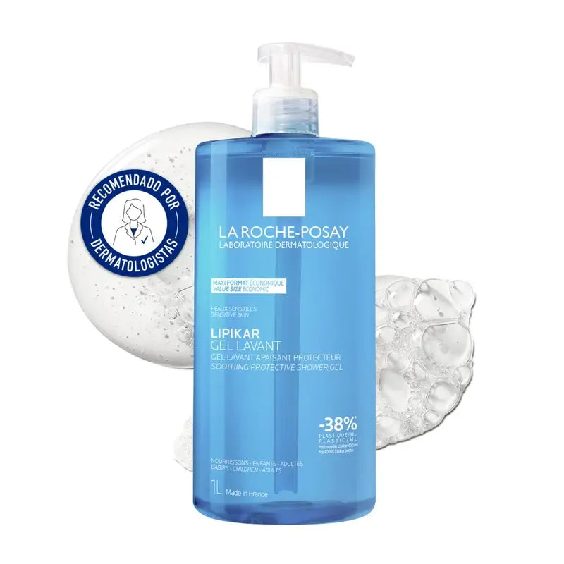 La Roche Posay Lipikar Physiologisches Duschgel Geeignet für empfindliche und trockene Haut , 1000 ml