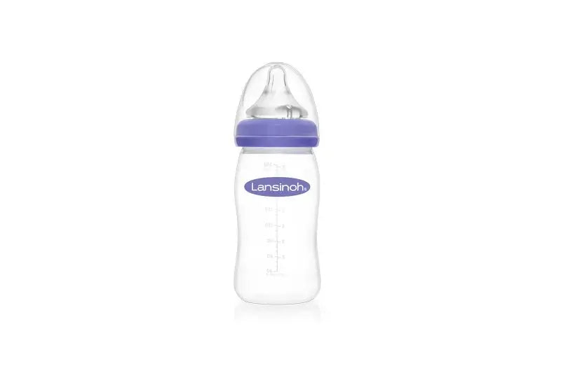 Lansinoh Muttermilchflasche mit Naturalwave-Sauger, 240 ml