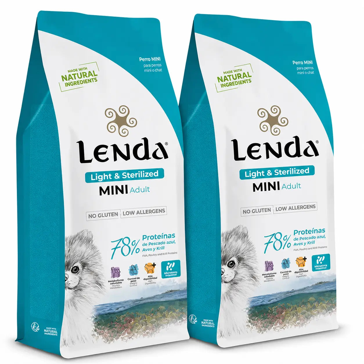 Lenda Dog Mini Light Sterilisiert, 2 X 2 kg