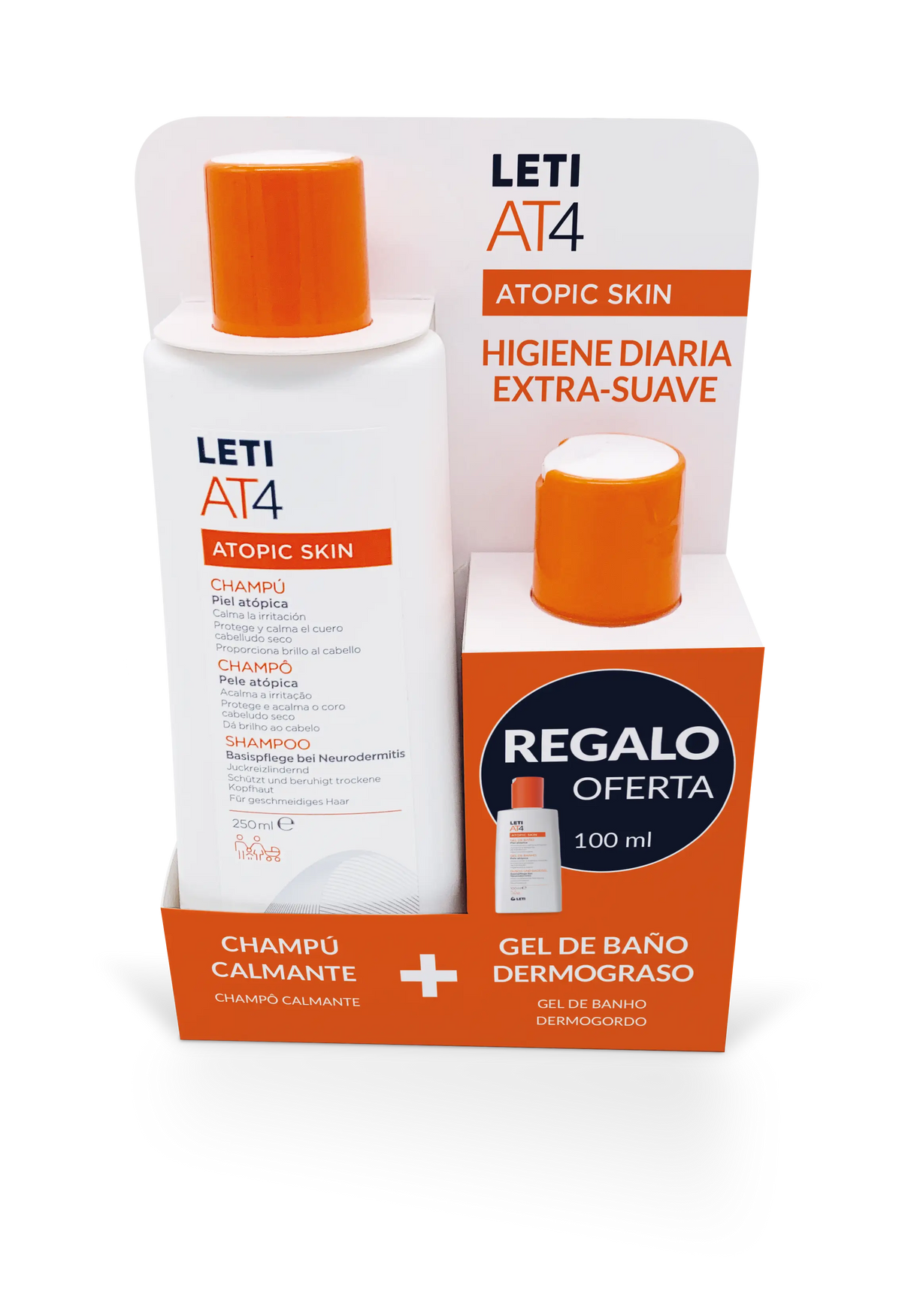 Letiat4 Hygiene Shampoo 250 ml + Midi-Gel 100 ml
