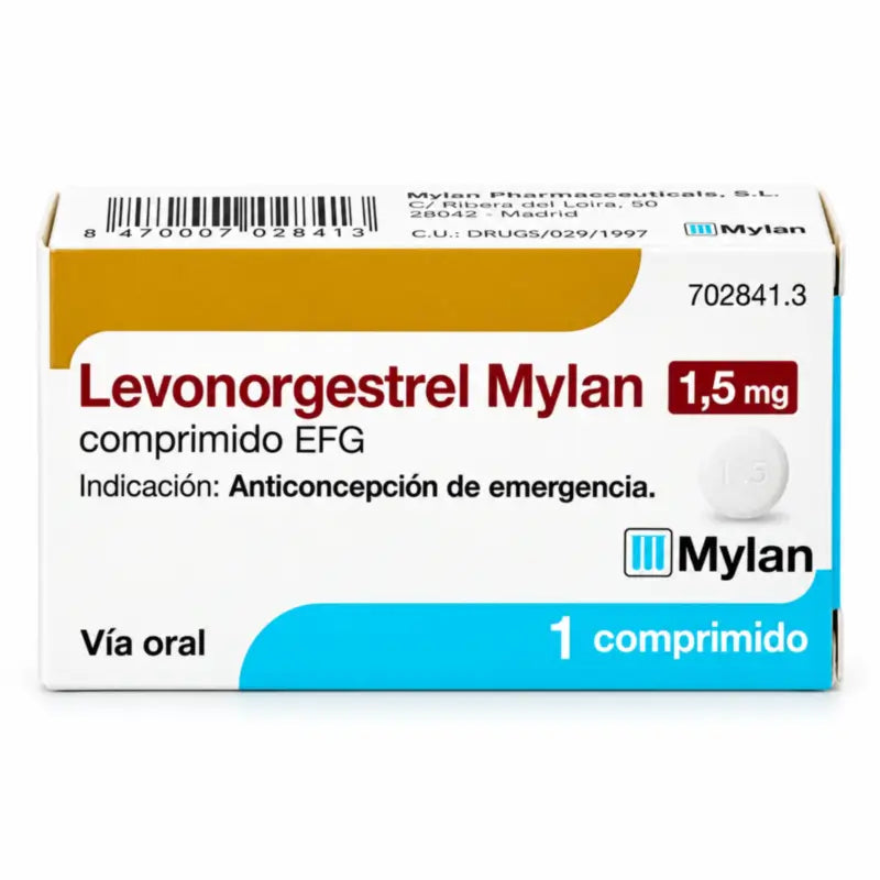 Levonorgestrel Mylan EFG 1,5 mg, 1 Tablette