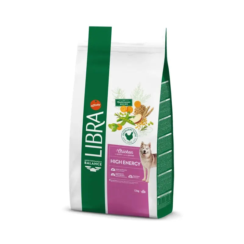 Libra Canine Adult High Energy 12Kg, Hundefutter für Hunde