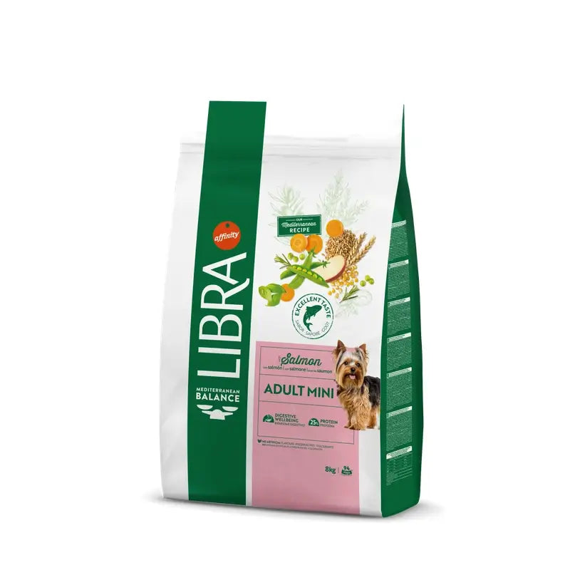 Libra Canine Adult Mini Salmon 8Kg, Hundefutter für Hunde
