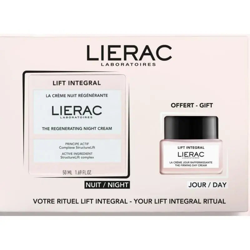 Lierac Set Integral Lift Nachtcreme + Minigröße Tagescreme 20Ml