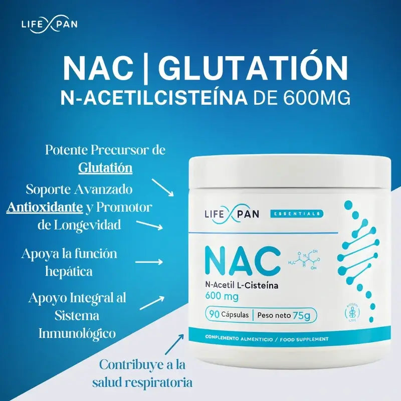 Lifexpan Nac 600 Mg N-Acetylcystein, 90 Kapseln