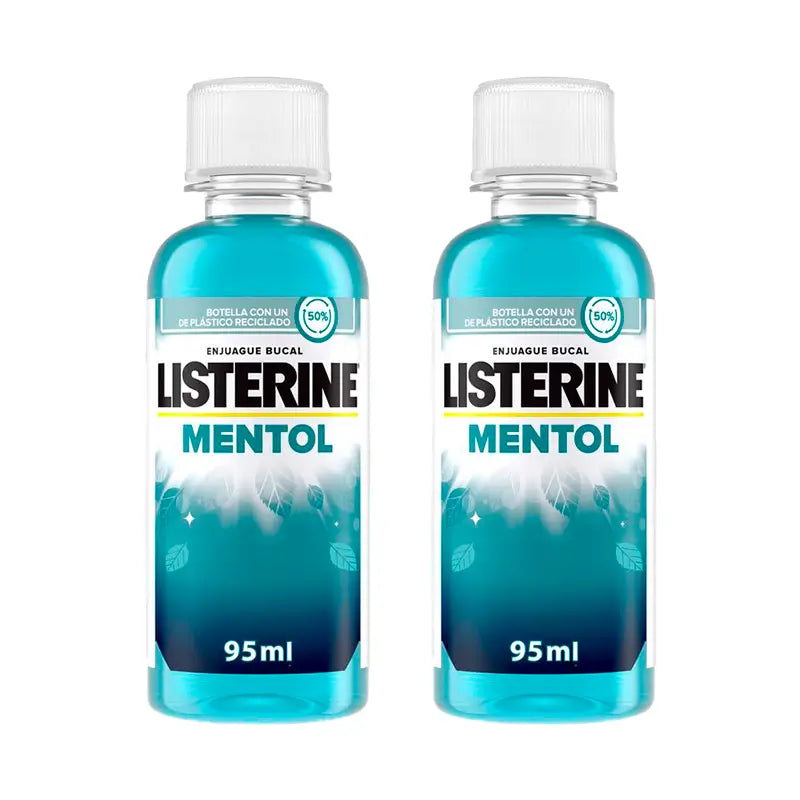 Listerine Duplo, Menthol-Mundspülung, 2 x 95 ml