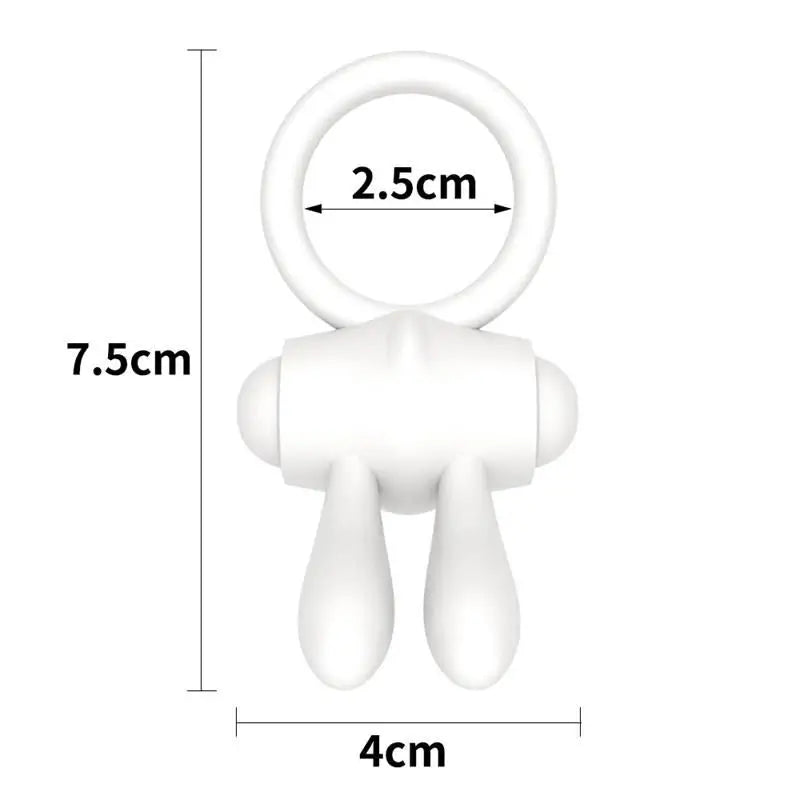 Lovetoy Power Klitoris Vibrationsring Weiß