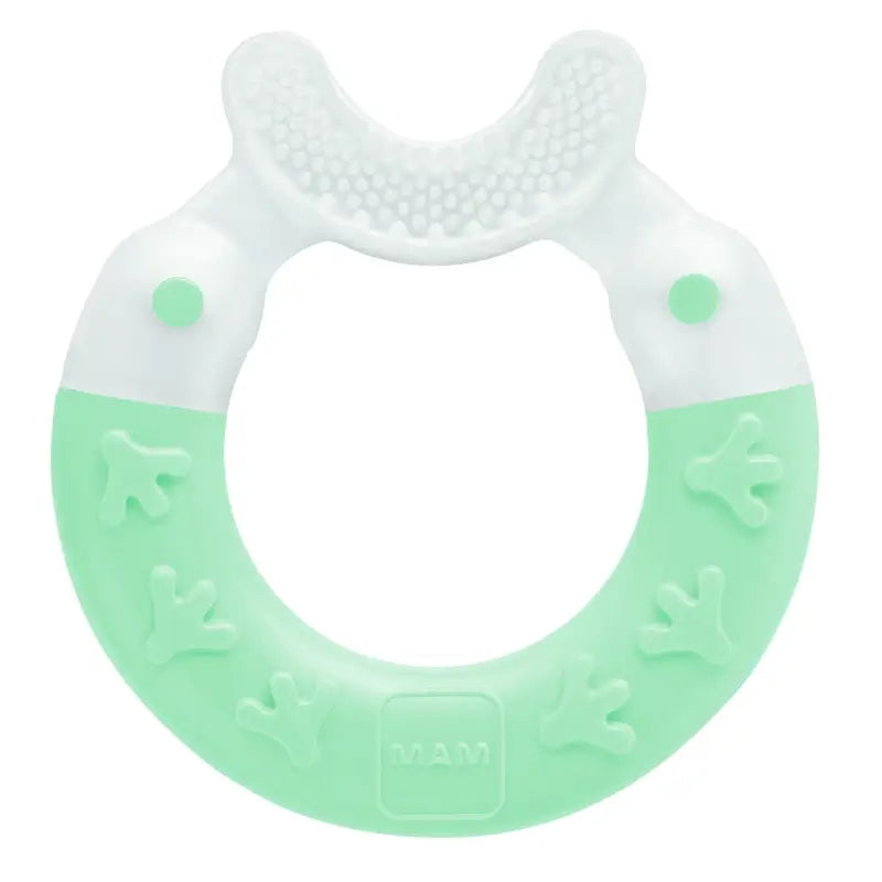 Mam Baby Beißring Bite & Brush Blau