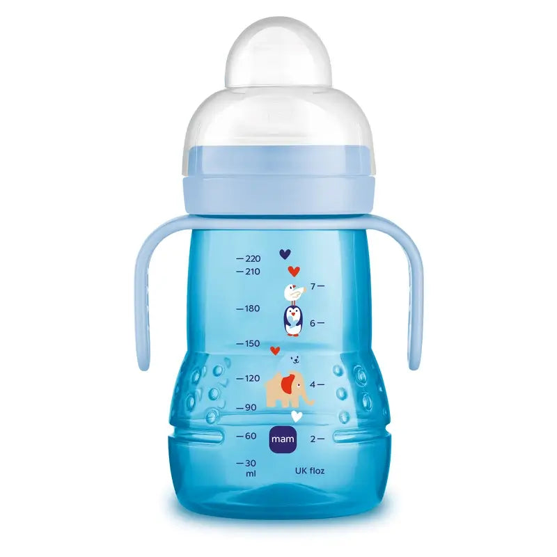 Mam Baby Trainer Becher Blau, 220Ml