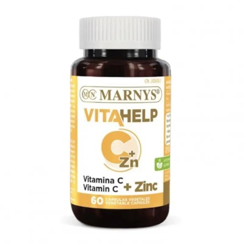 Marnys Vitahelp Vit. C + Zink 500Mg/25Mg 60 Kapseln