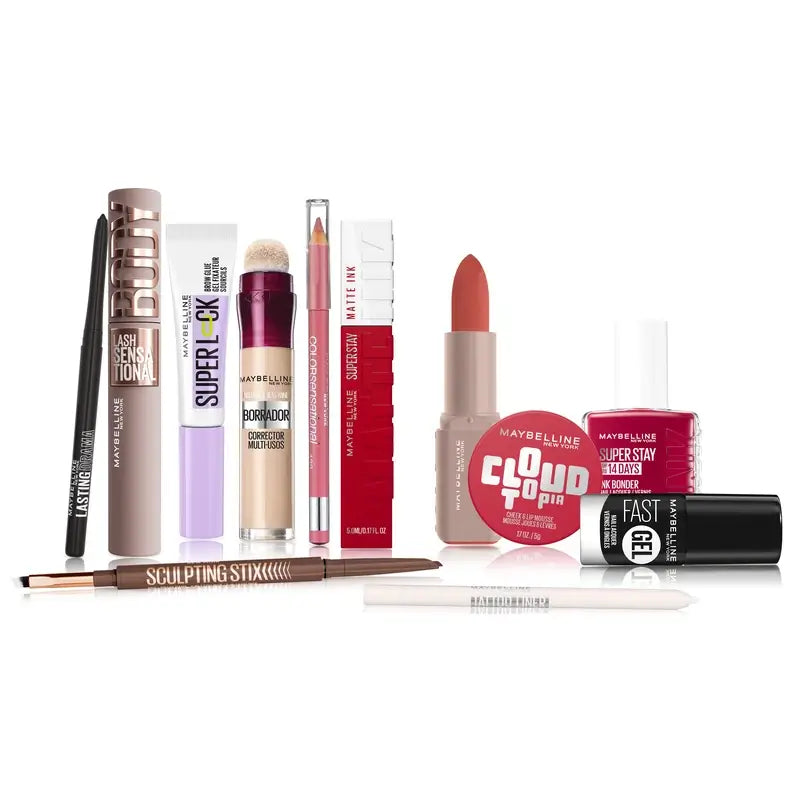Maybelline Adventskalender, 12 Produkte