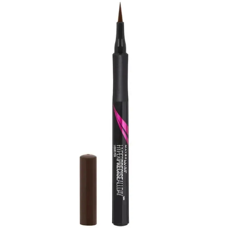 Maybelline New York Hyper Precise wasserfester Eyeliner mit langer Haltbarkeit BROWN