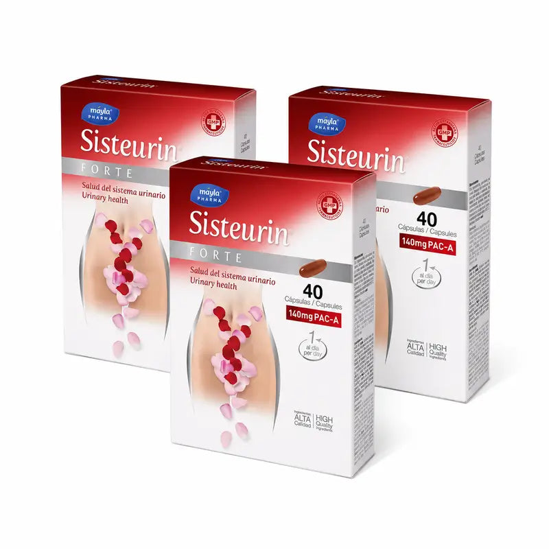 Mayla Pharma Sisteurin Forte Packung 3 x 40 Kapseln