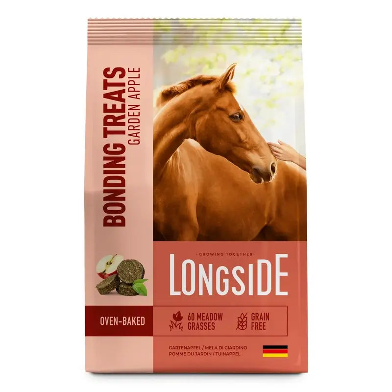 Mealberry Longside Bonding Treats Pferde Apfel, 500g