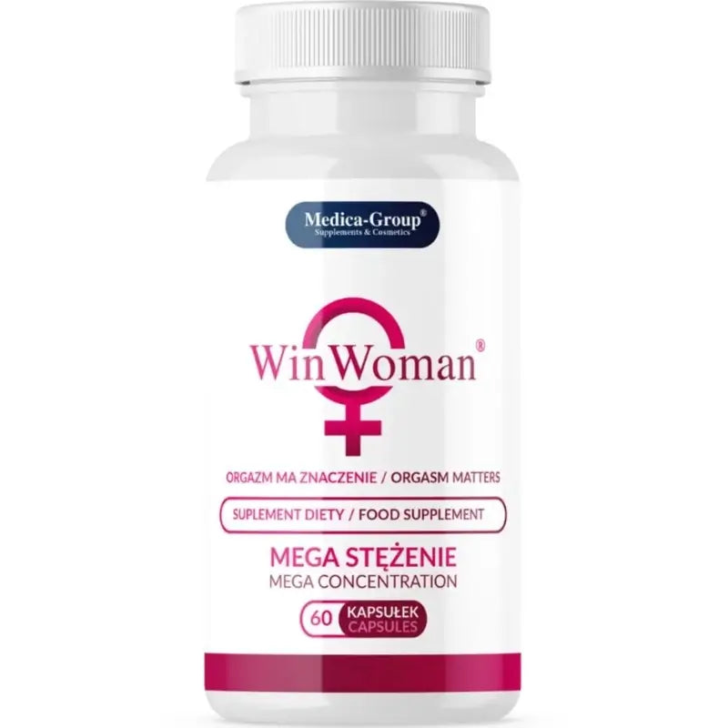 Medica Group Winwoman Natürliche Kapseln zur Steigerung der weiblichen Vitalität und des intimen Wohlbefindens, 60 Kapseln