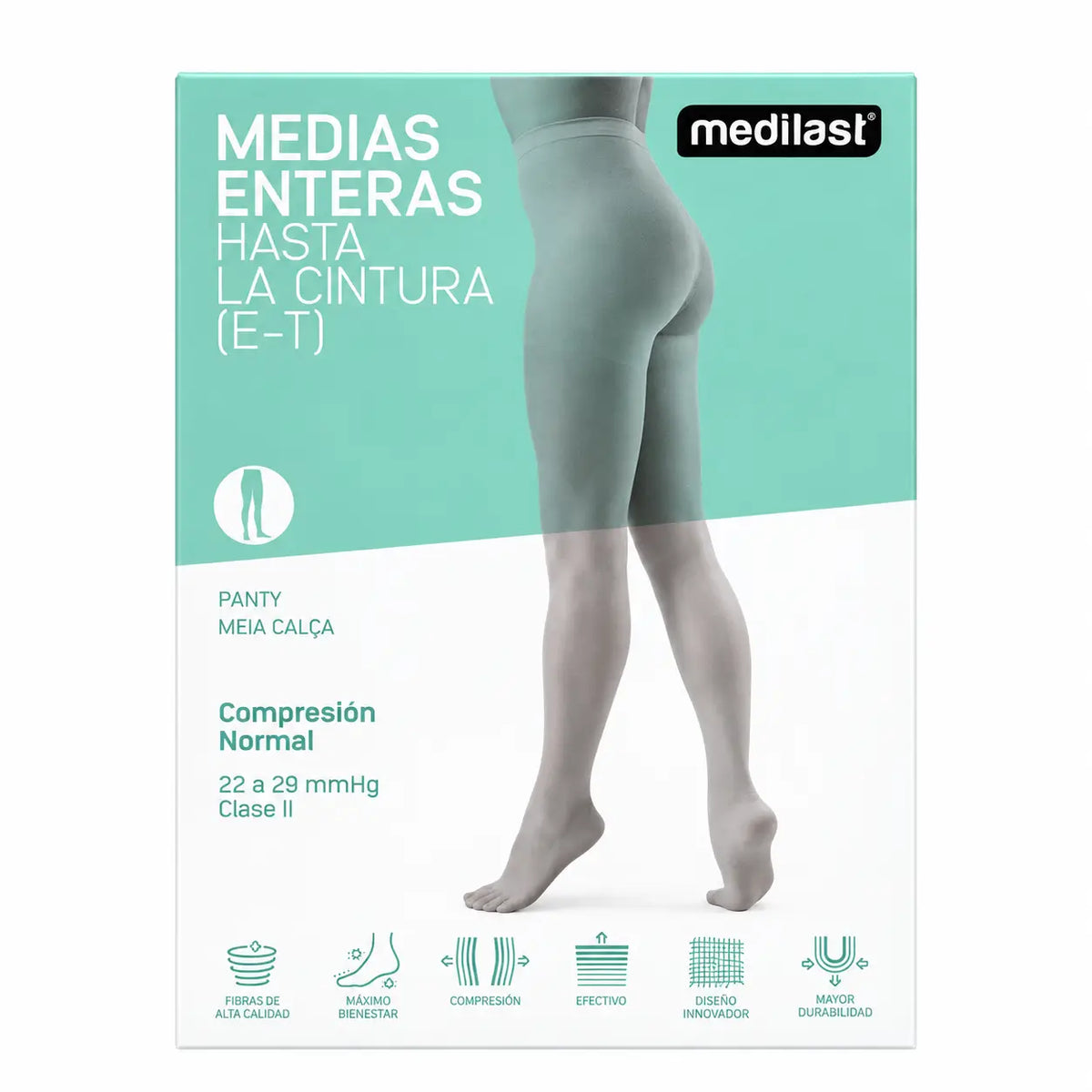 Medilast Panty Normal R/101 T/klein Schwarz