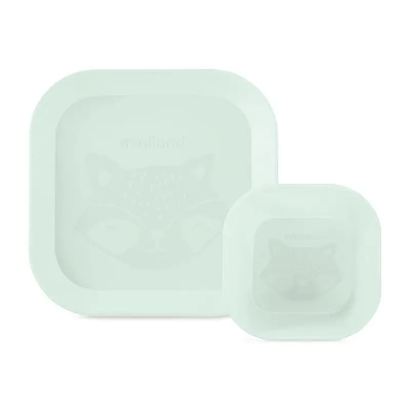 Miniland Set De Plato Y Bol Infantiles Mint