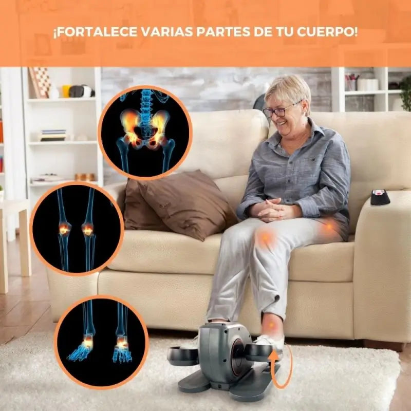 Mobiclinic Mini Ellipsentrainer mit rutschfesten Pedalen