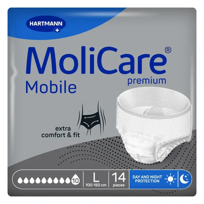 Molicare Prem. Mobil 10D L P14