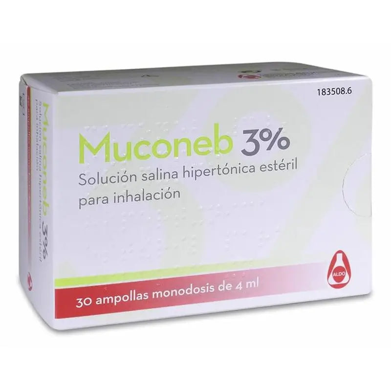 Muconeb 3%ige Kochsalzlösung, 30 Ampullen