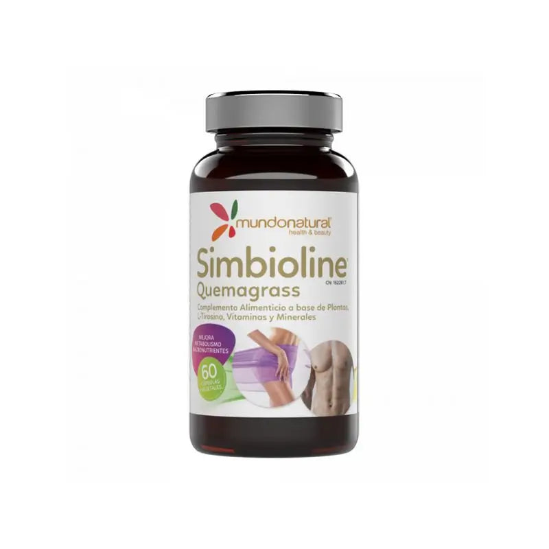 Mundo Natu Simbioline Quemagrass , 60 cápsulas