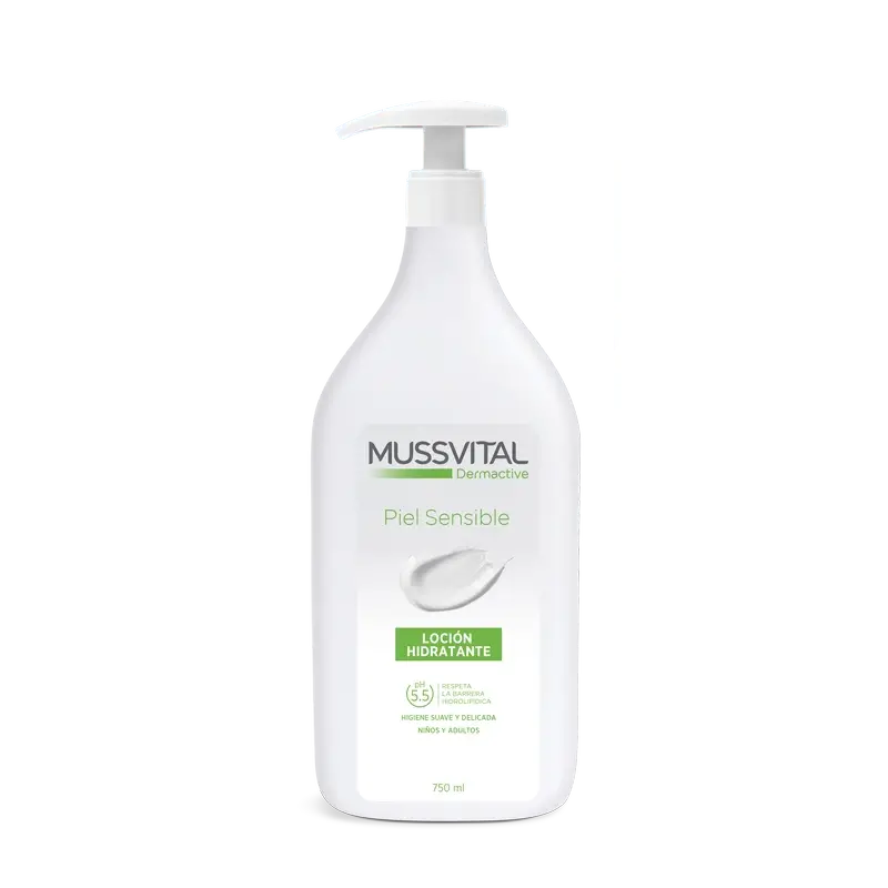 Mussvital Dermactive Feuchtigkeitslotion für empfindliche Haut, 750 ml