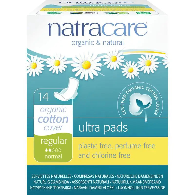 Natracare Compresa Regular Alas , 14 comprimidos