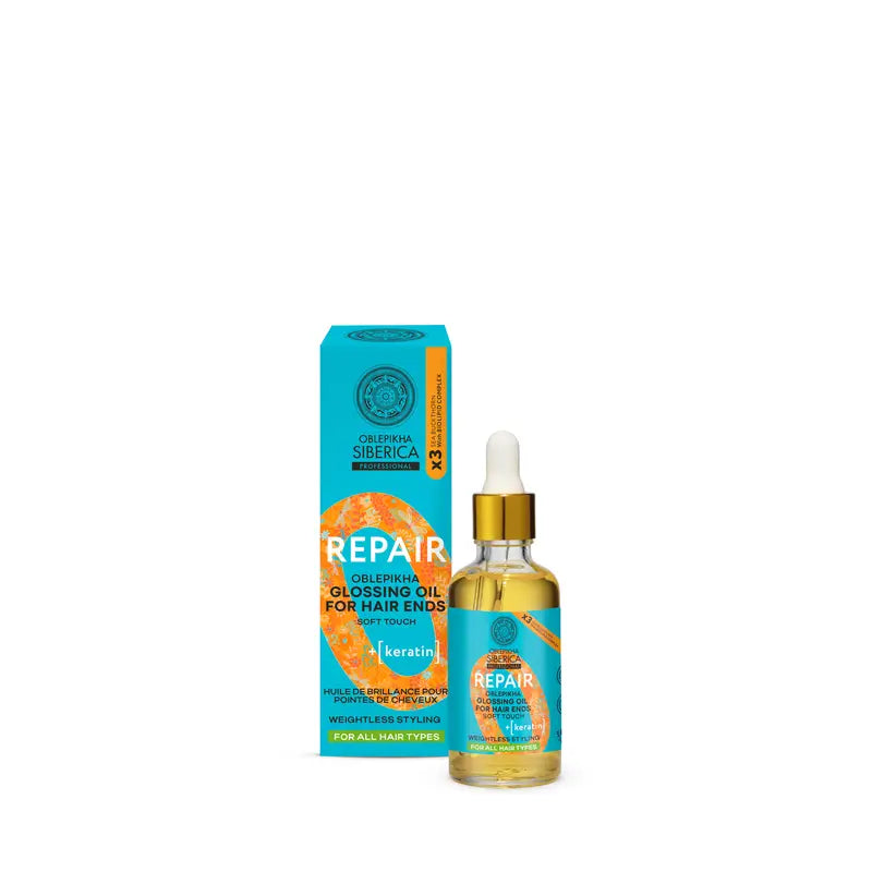 Natura Siberica Glanz-Reparatur-Öl für Haarspitzen, 50 ml