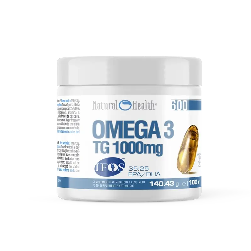 Natürliche Gesundheit Omega 3 35 Dha/25 Epa Tg Ifos, 100Caps