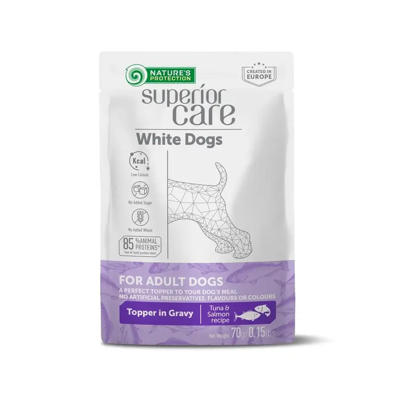 Natures Protection Sc White Dogs Adult All Breed Thunfisch & Salz. 24X70Gr