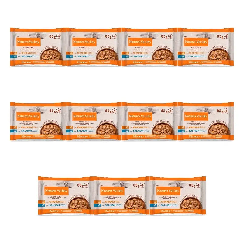Nature'S Variety Nassfutter Nv Cat Wet Boc Salsa Chicken/Salmon Flowp, 11 x 340 g