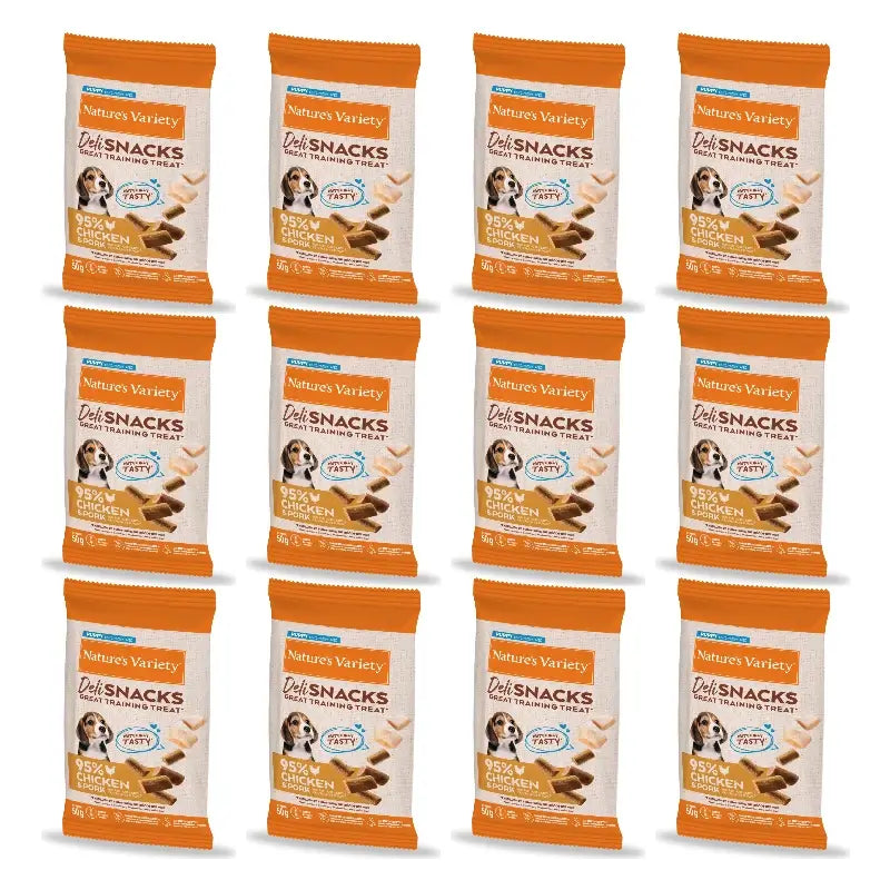 Nature'S Variety Welpen-Snack, mit Hähnchen, naturbelassen, 12 x 50 g