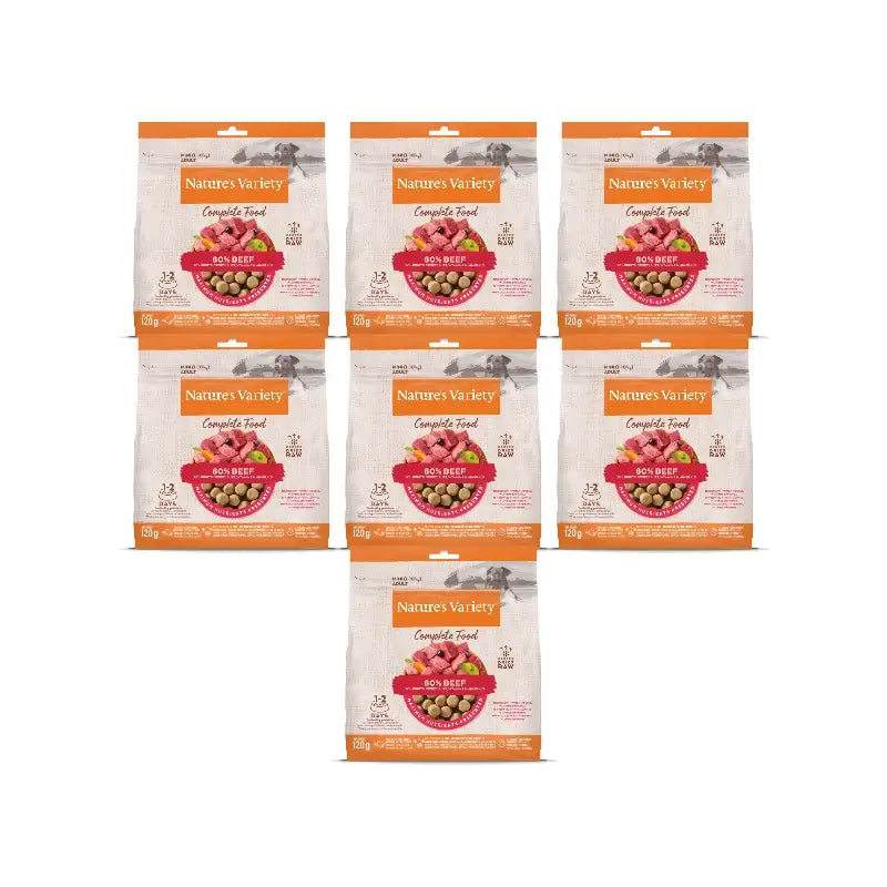 Nature'S Variety Gefriergetrocknete Hundeleckerlis, mit Truthahn, naturbelassen, 7 x 120 g