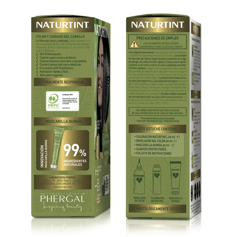 Naturtint Dauerhafte Färbung Ammoniakfreie Haarfarbe 8A - Aschblond