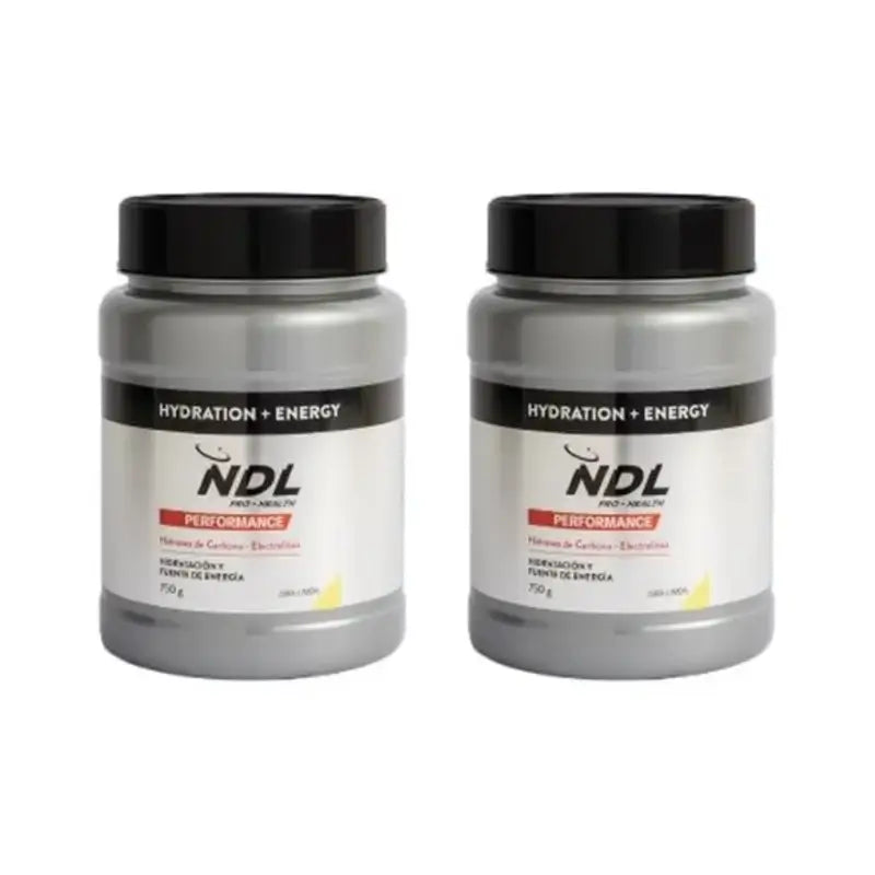 Ndl Pro-Gesundheit Hydratation & Energie Limette - Zitronengeschmack, 2X750G
