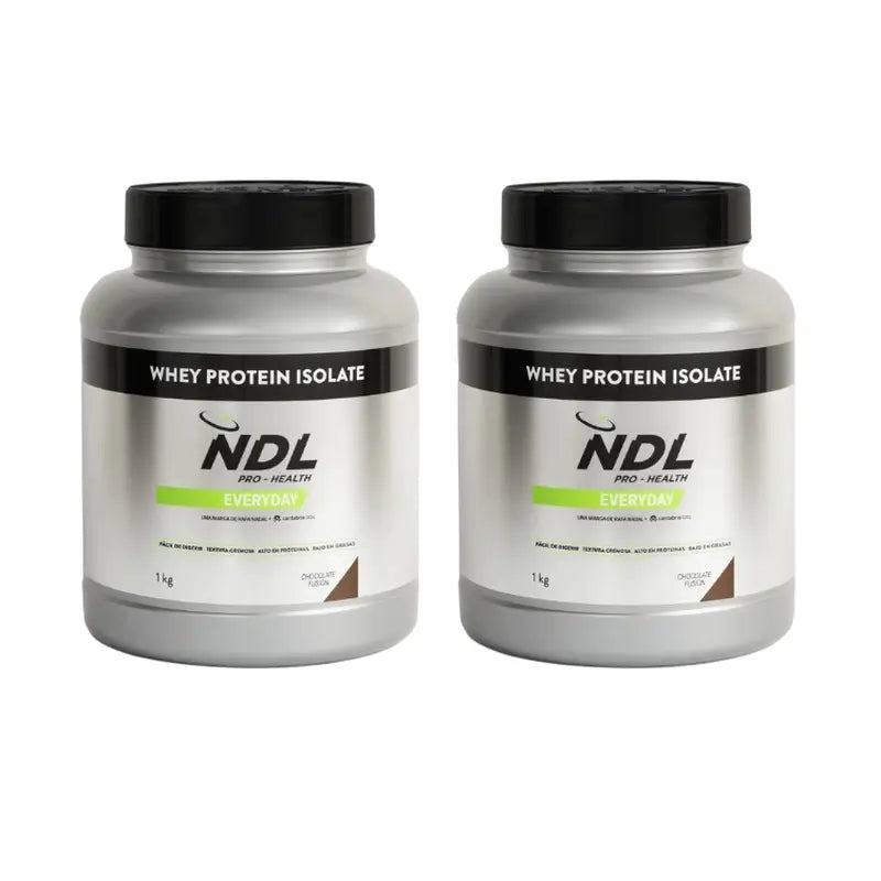 Ndl Pro-Gesundheit Molkenprotein-Isolat - Isolat Protein, Schokolade Fusion, 2X1 Kg