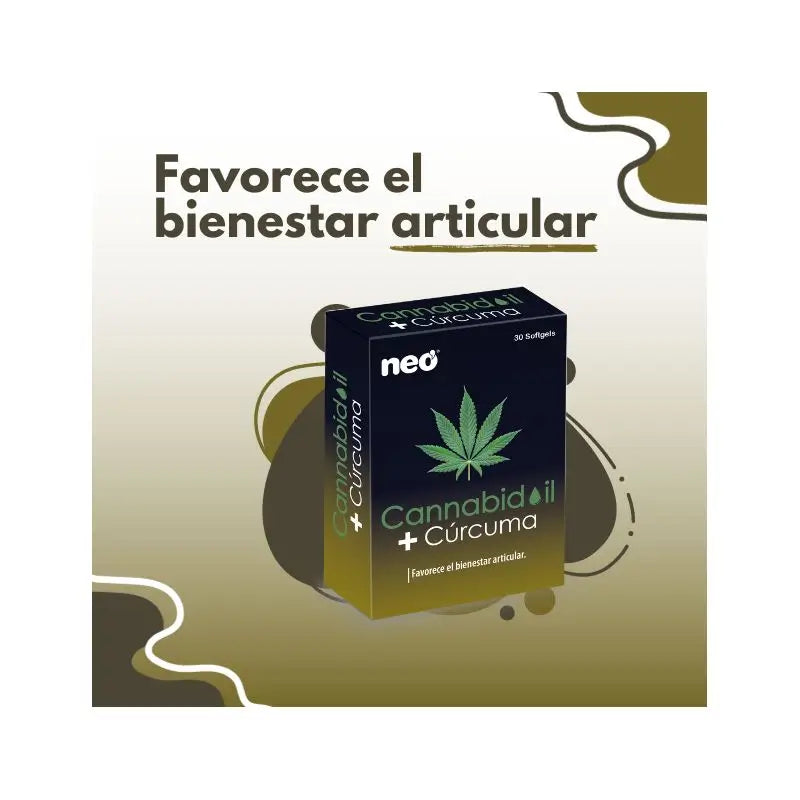 Neo Cannabidoil Kurkuma, 30 Kapseln