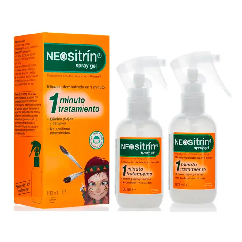 NEOsitrin® Anti-Läuse Flüssig-Gel-Spray, Packung 2 x 100 ml