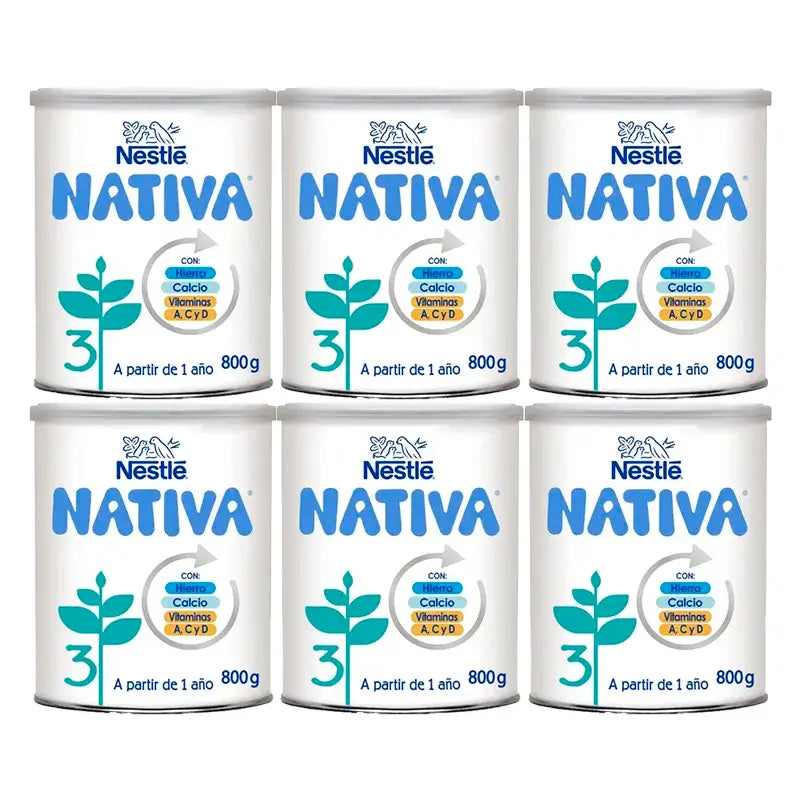 Nestlé Nativa 3, Packung 6 x 800 Gramm