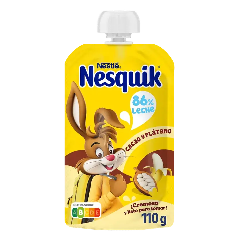 Nestlé Nesquik Kakao und Banane, 8 x 110 g