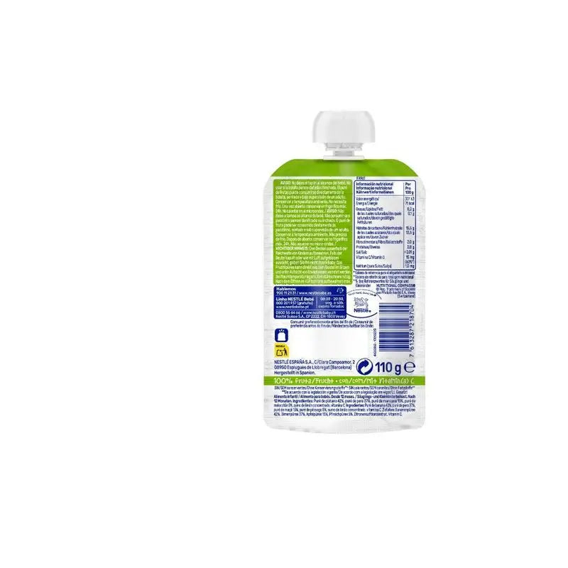 Nestlé Püree Happy Fruits Sachet, 110 g