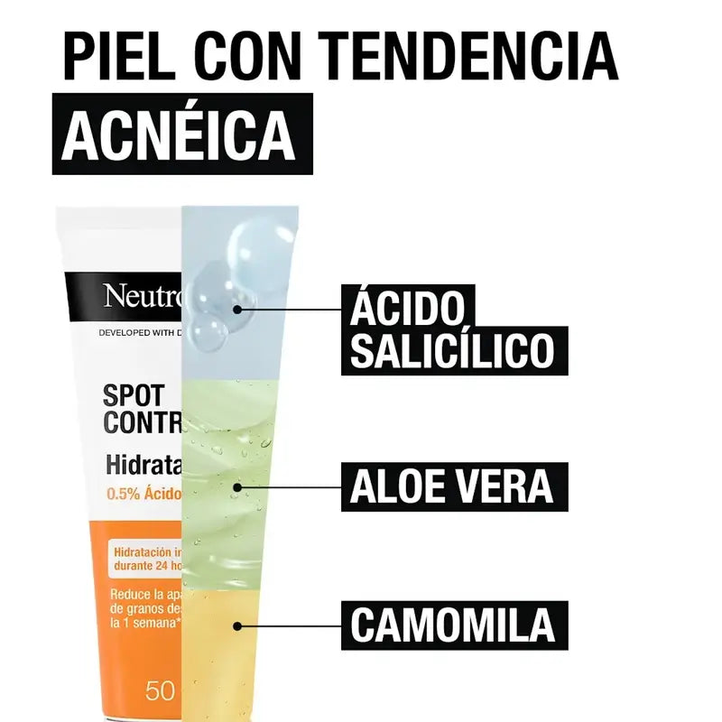 Neutrogena Spot Controlling Feuchtigkeitsspendende Gesichtscreme, 50 ml