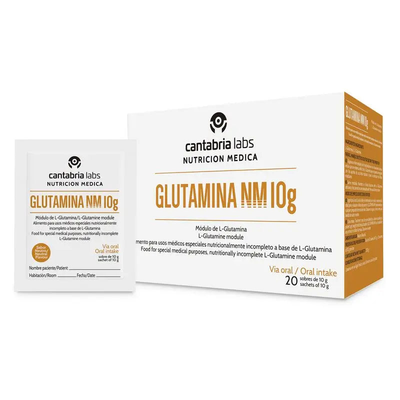 Glutamin NM 10g x 120 Beutel, Cantabria Labs Nutrición Médica